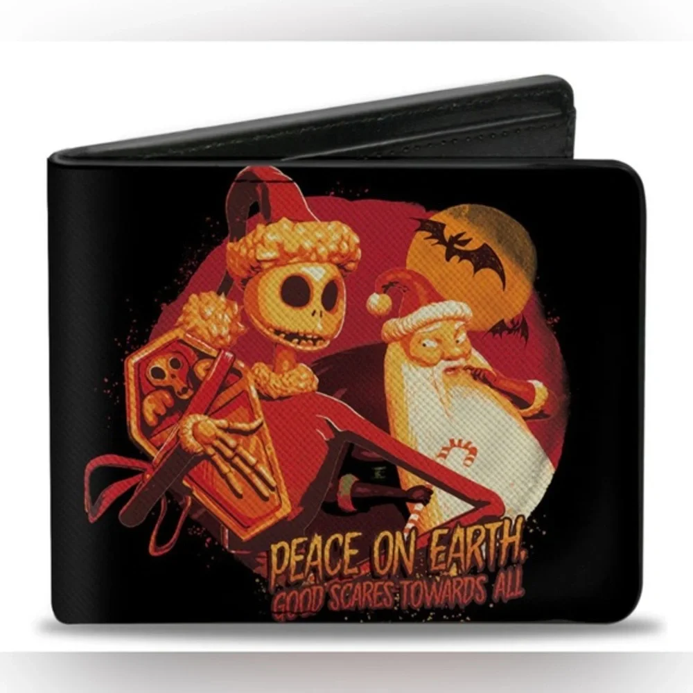 Disney’s The Nightmare Before‎ Christmas Jack Skellington Peace on Earth wallet